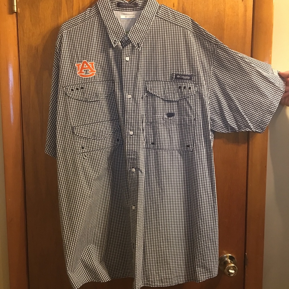 Auburn Columbia PFG XXL Button Down Shirt